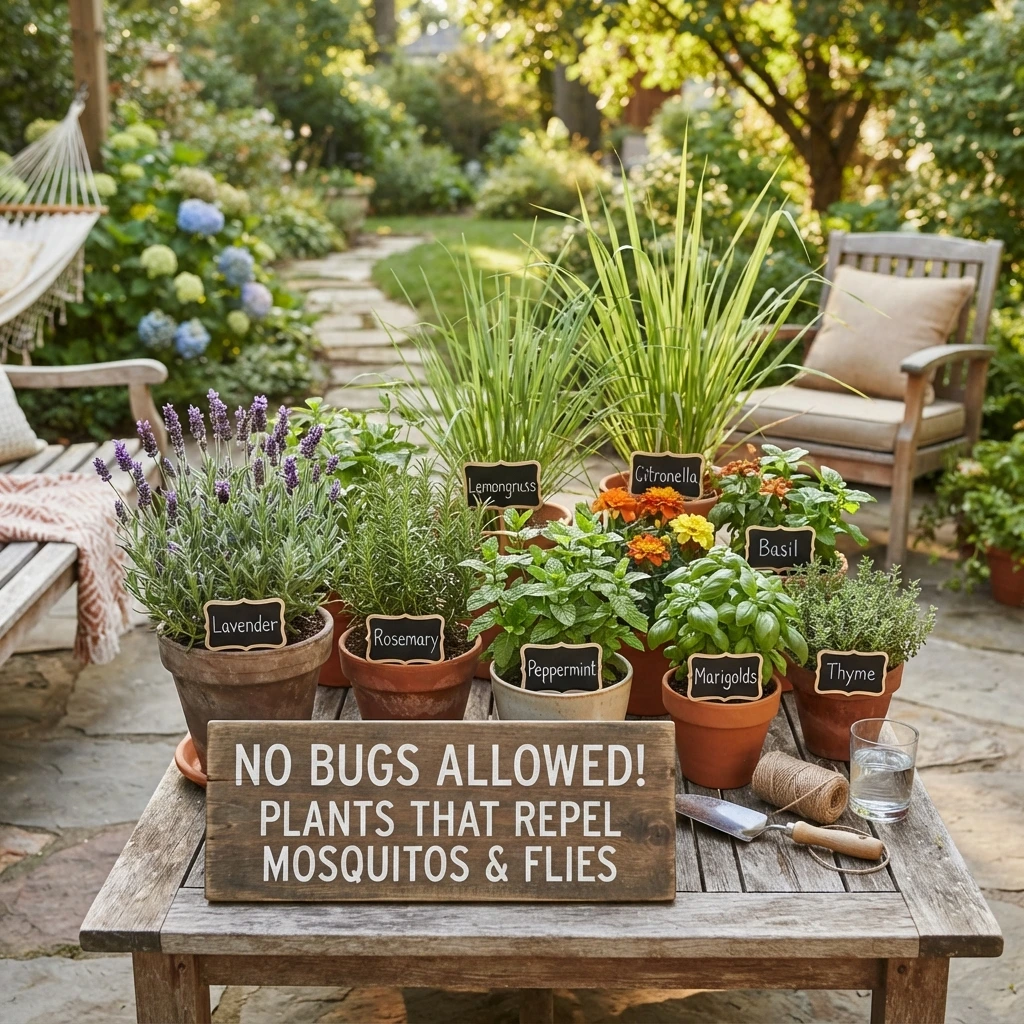 8 No Bugs Allowed! Plants That Repel Mosquitos & Flies