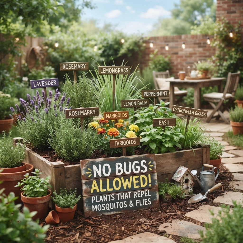 5 No Bugs Allowed! Plants That Repel Mosquitos & Flies