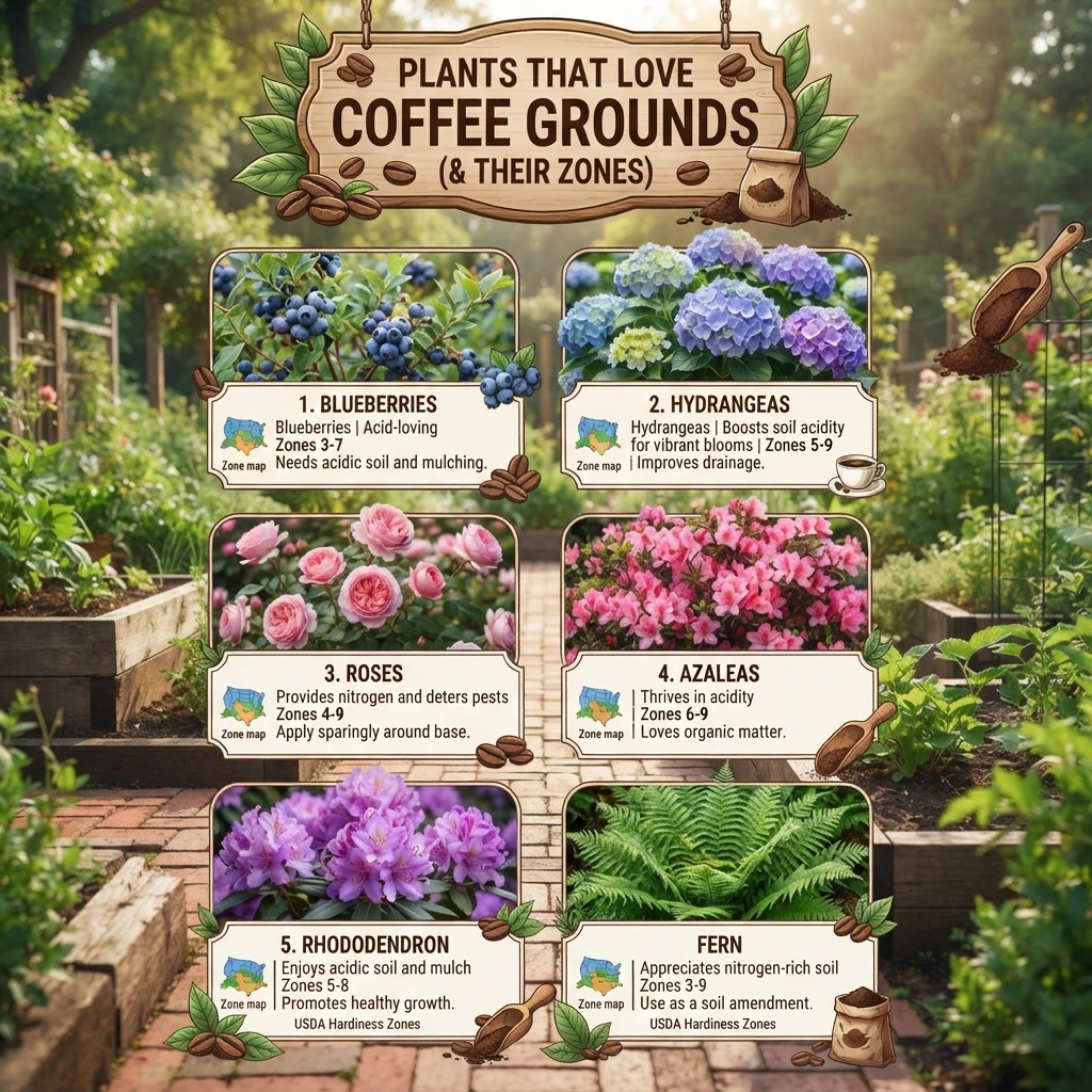 8 Plants That Love Coffee Grounds (& Their Zones)