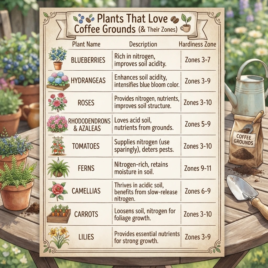 8 Plants That Love Coffee Grounds (& Their Zones)