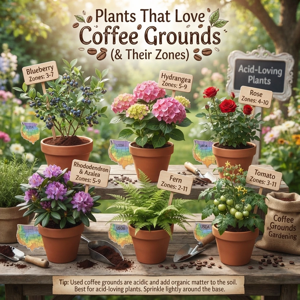 8 Plants That Love Coffee Grounds (& Their Zones)