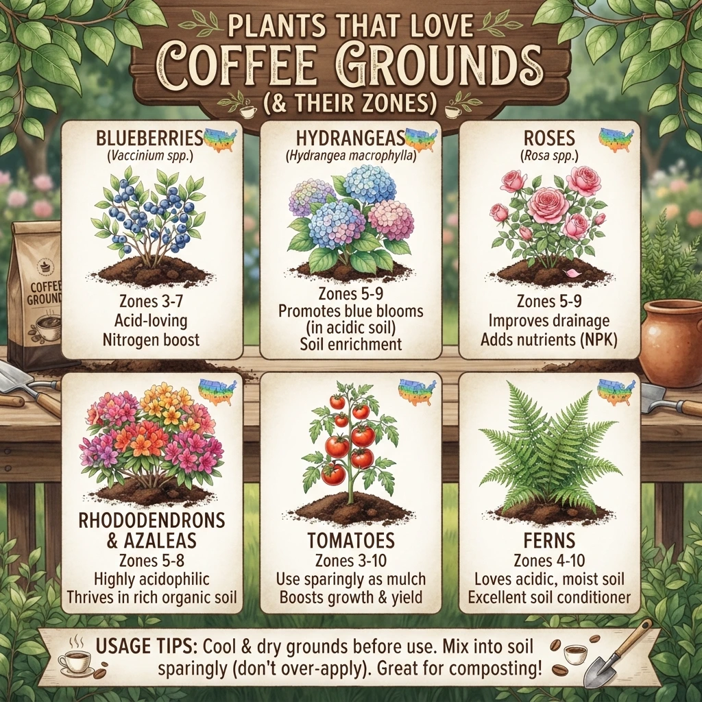 8 Plants That Love Coffee Grounds (& Their Zones)