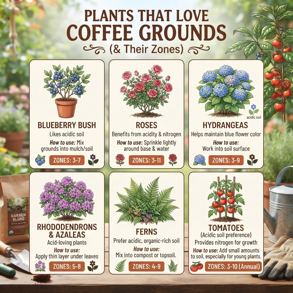 8 Plants That Love Coffee Grounds (& Their Zones)