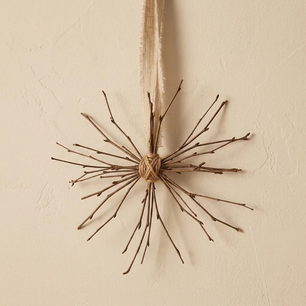 Easy Christmas Wall Art Ideas Using Natural Materials