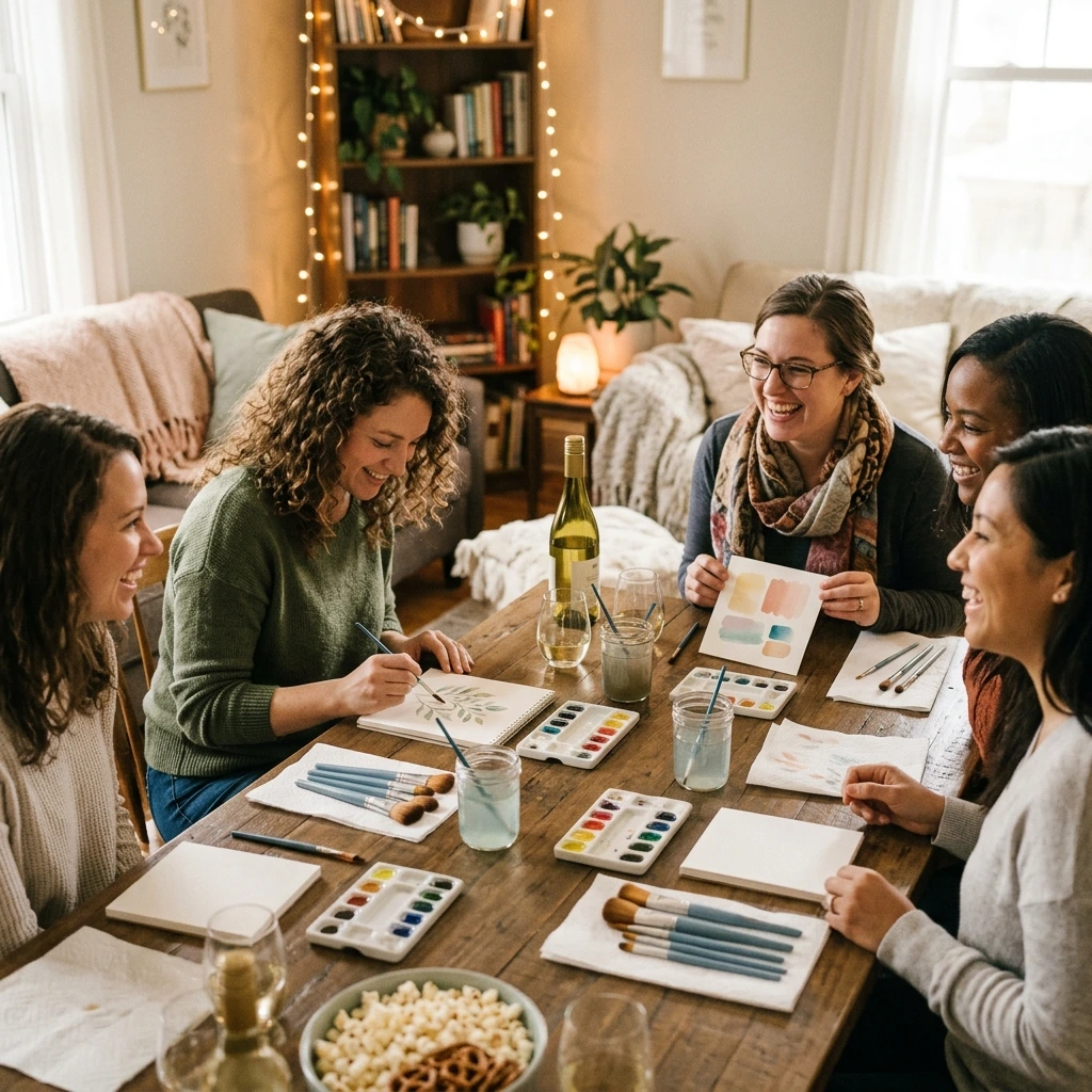 The Art of Connection: 5 Low-Stress Girls’ Night Craft Ideas