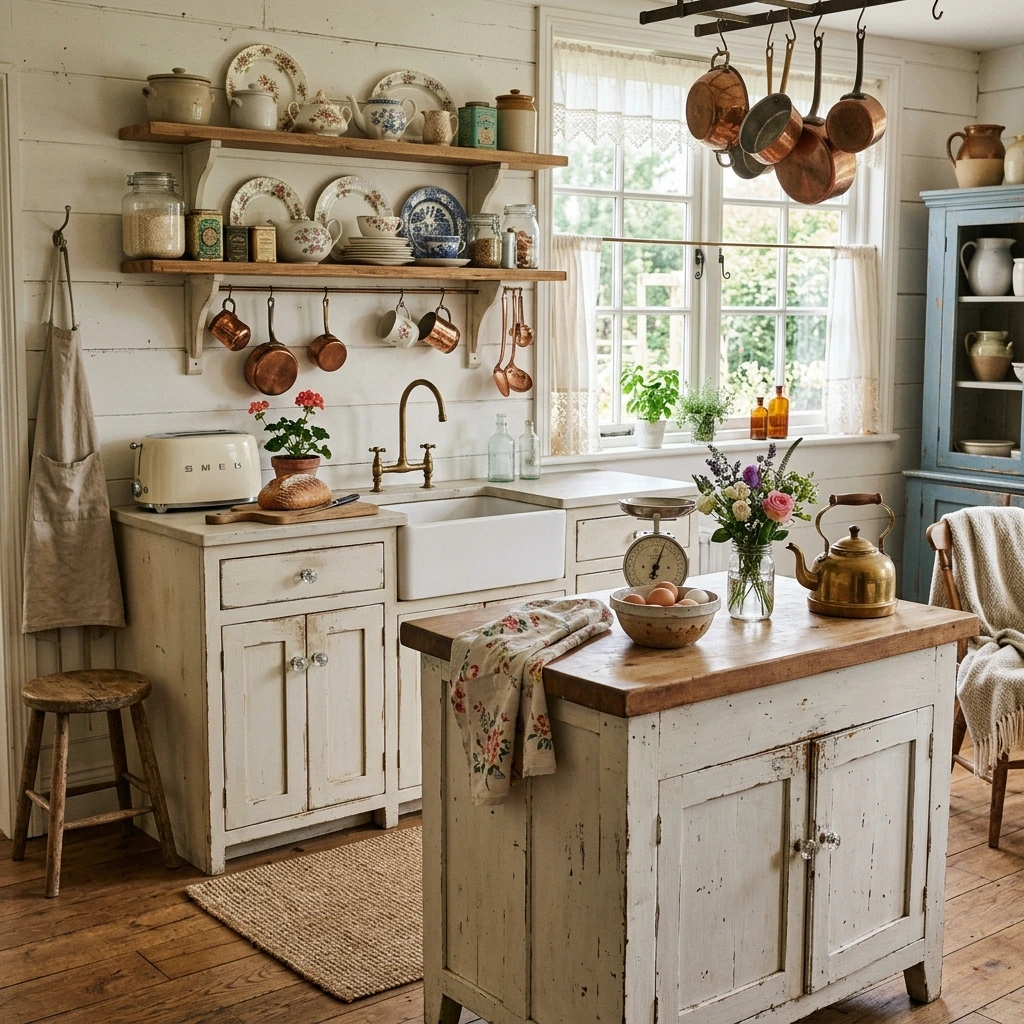 Shabby Chic Kitchen Ideas: Cozy Vintage Vibes Now