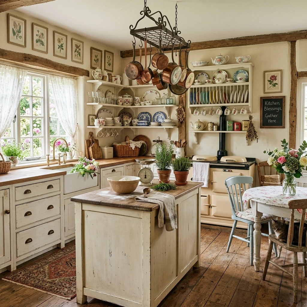 Shabby Chic Kitchen Ideas: Cozy Vintage Vibes Now