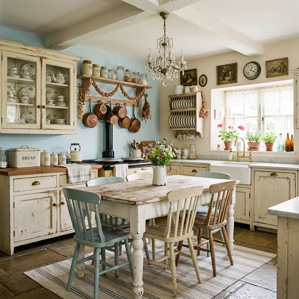 Shabby Chic Kitchen Ideas: Cozy Vintage Vibes Now