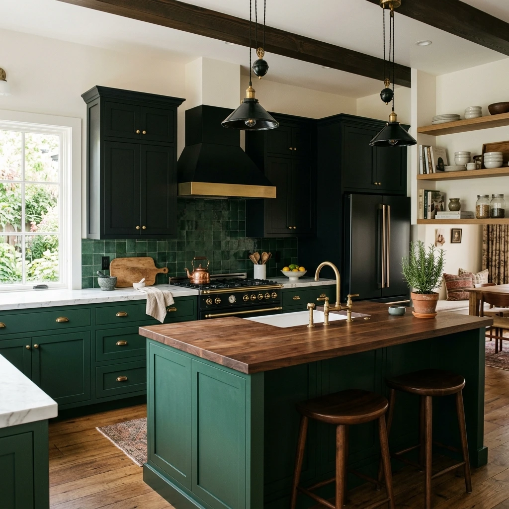 Black Kitchen Countertops Ideas for Bold Kitchens