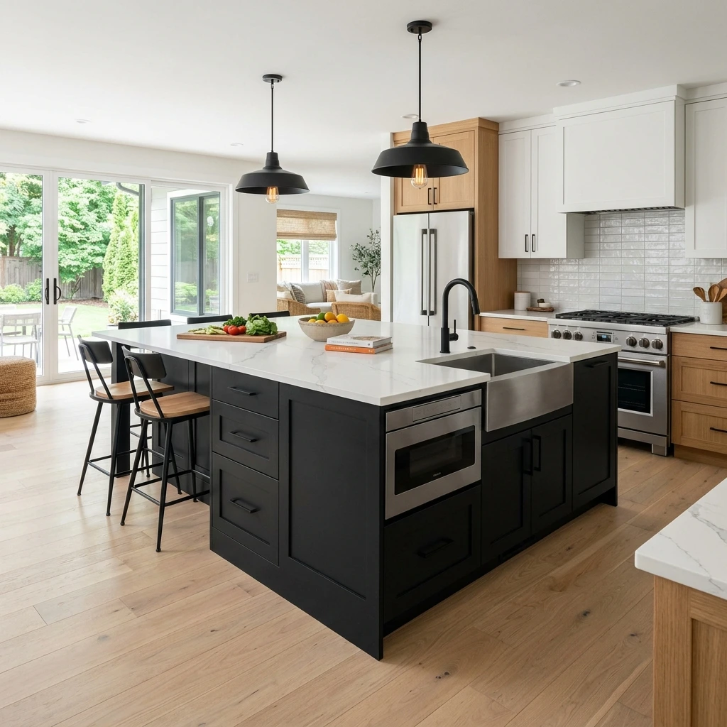Black Kitchen Countertops Ideas for Bold Kitchens