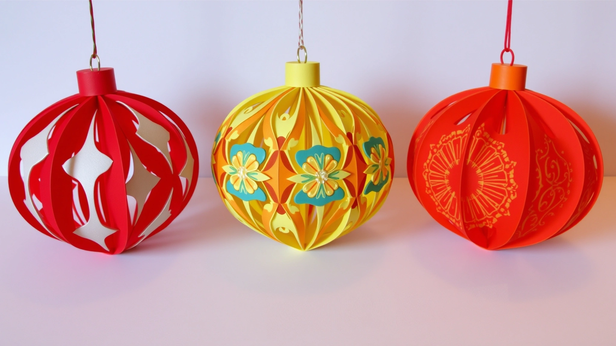 omnigen 3d paper bauble ornaments home 1765011157677