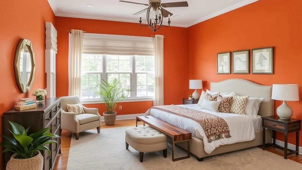 omnigen burnt orange guest room paint 1769247054591
