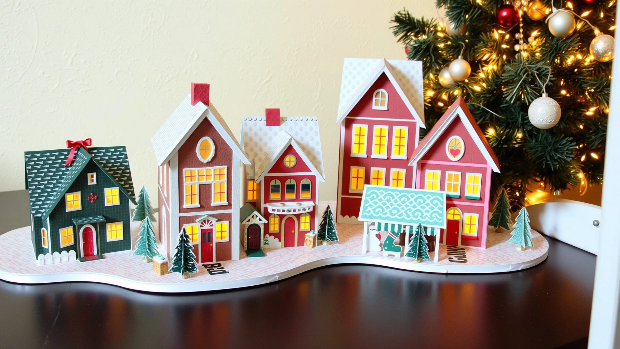 omnigen christmas paper village houses 1765011117222