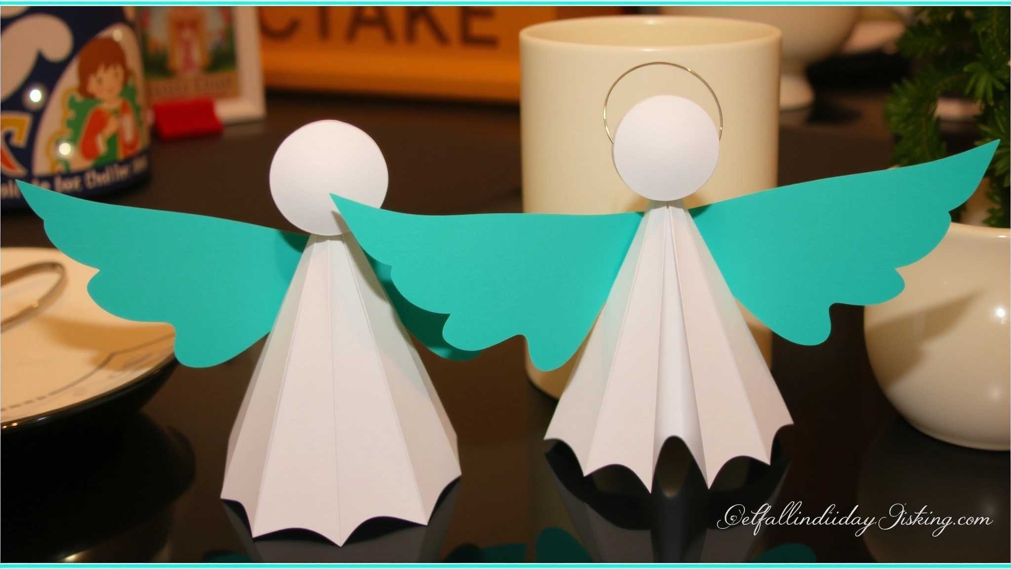 omnigen folded paper angels home decor 1765011178294