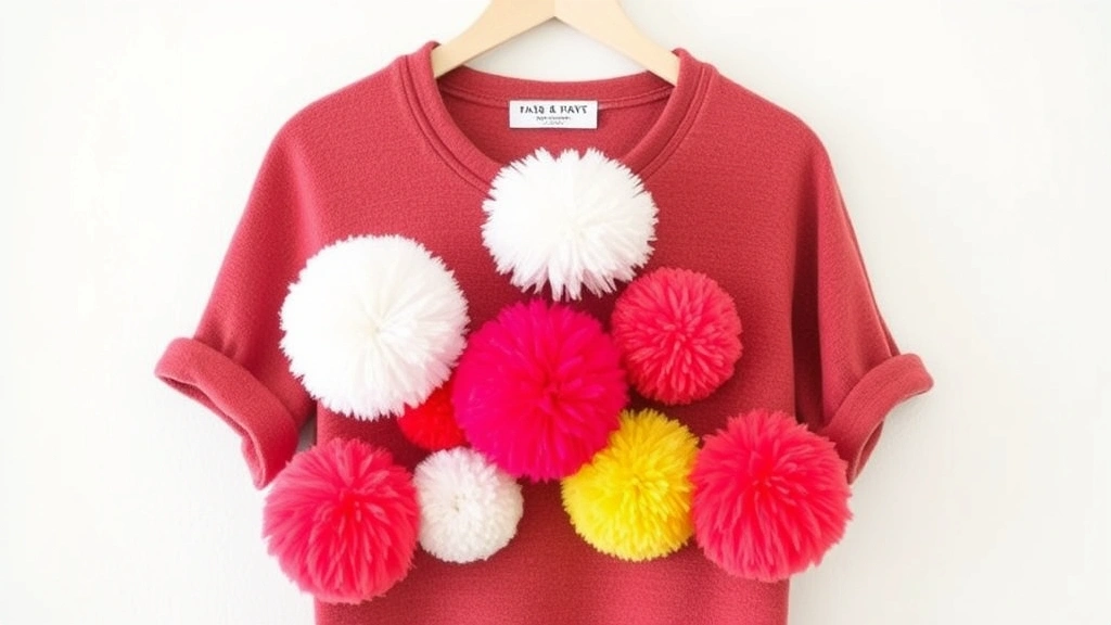 omnigen pom poms shirt home decoration 1764830589271