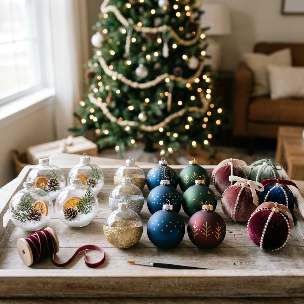Easy DIY Christmas Ornaments That Look Store Bought
