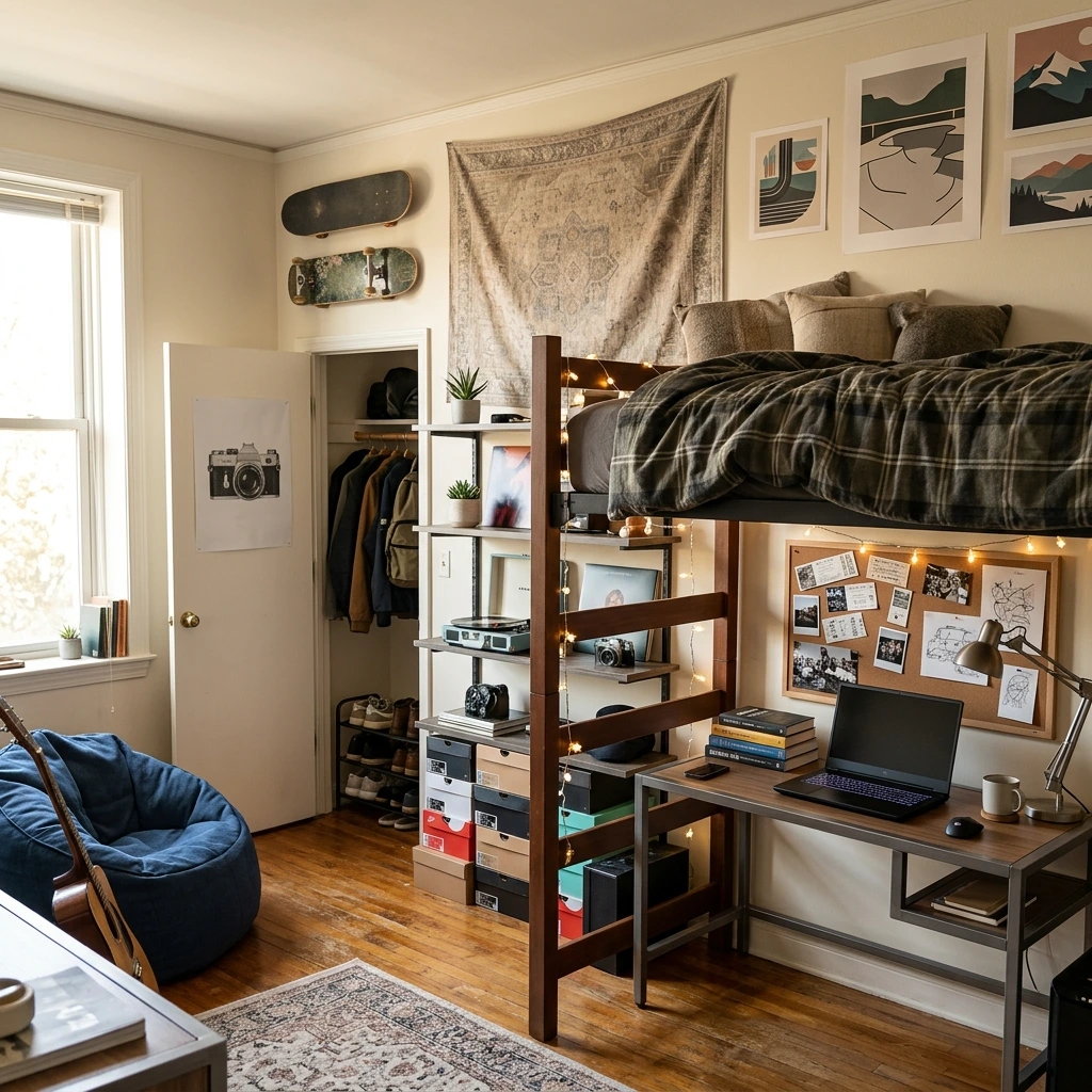 20 Creative Dorm Room Ideas for Guys