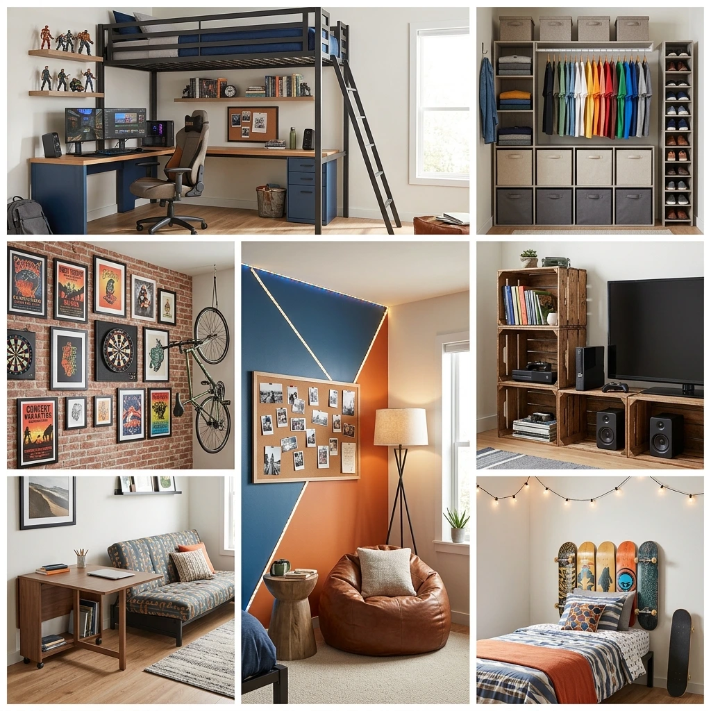 20 Creative Dorm Room Ideas for Guys