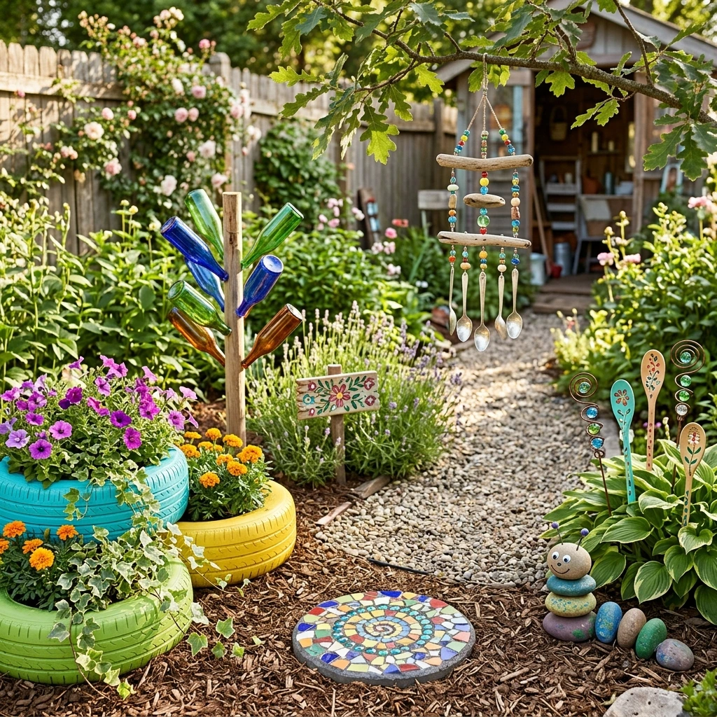 30 Creative DIY Yard Art Ideas You’ll Love To Craft