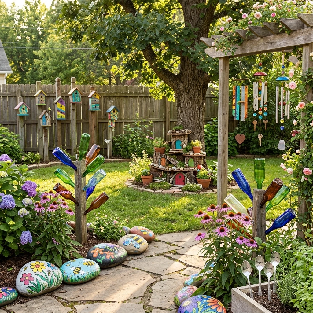 30 Creative DIY Yard Art Ideas You’ll Love To Craft