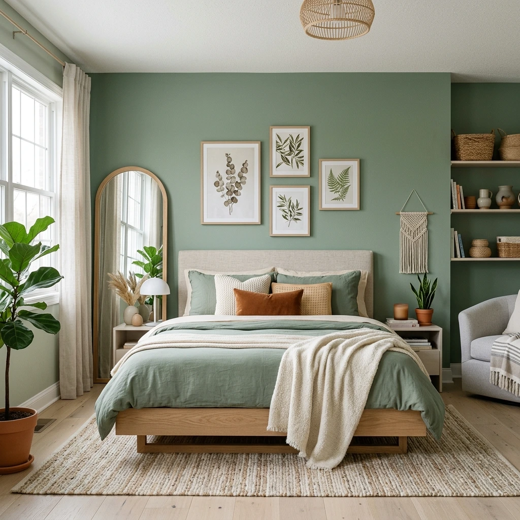 20 Trendy Sage Green Bedroom Ideas
