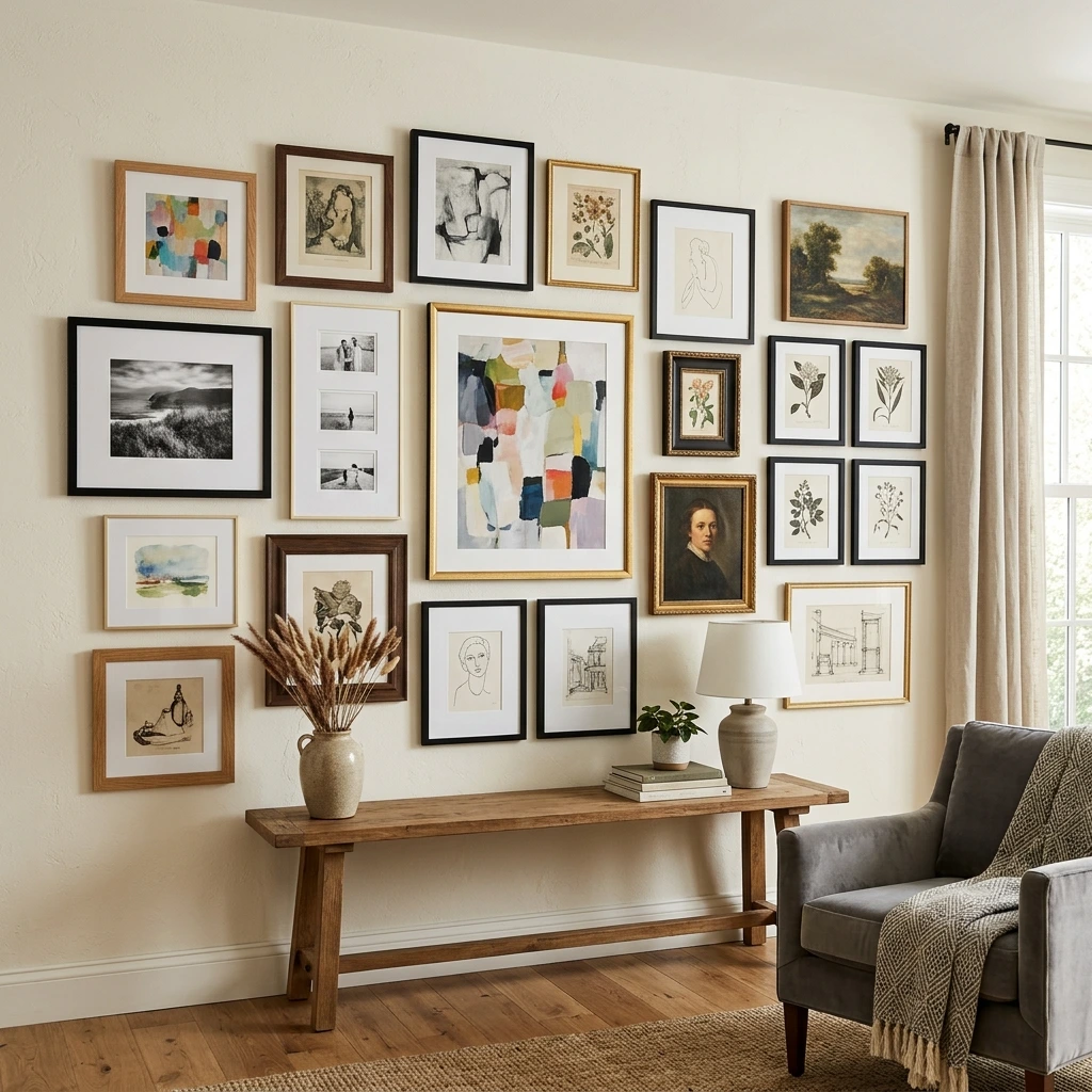 30 Gallery Wall Decor Ideas: Layouts And Styles to Elevate Any Room