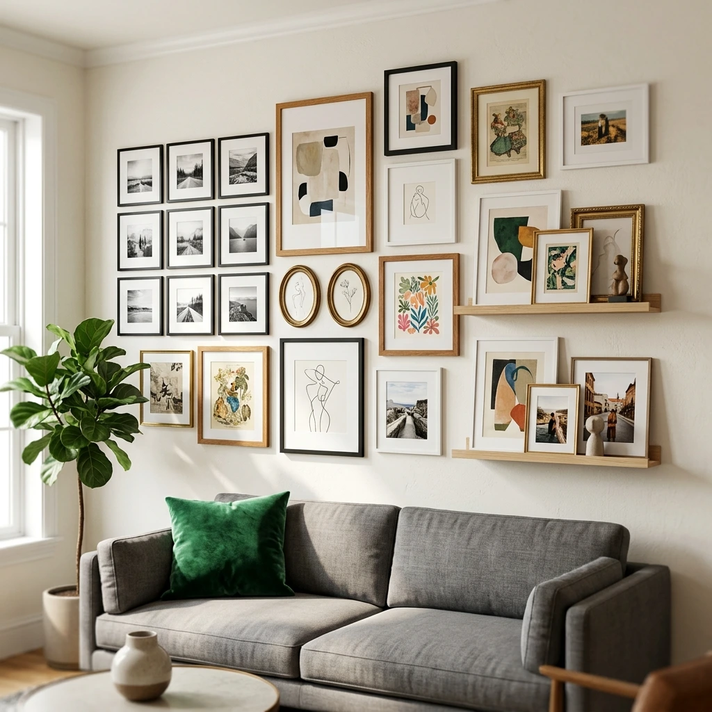 30 Gallery Wall Decor Ideas: Layouts And Styles to Elevate Any Room