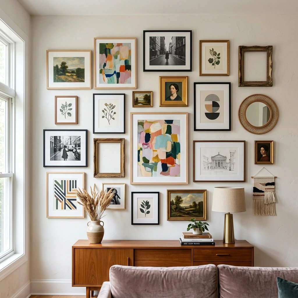 30 Gallery Wall Decor Ideas: Layouts And Styles to Elevate Any Room