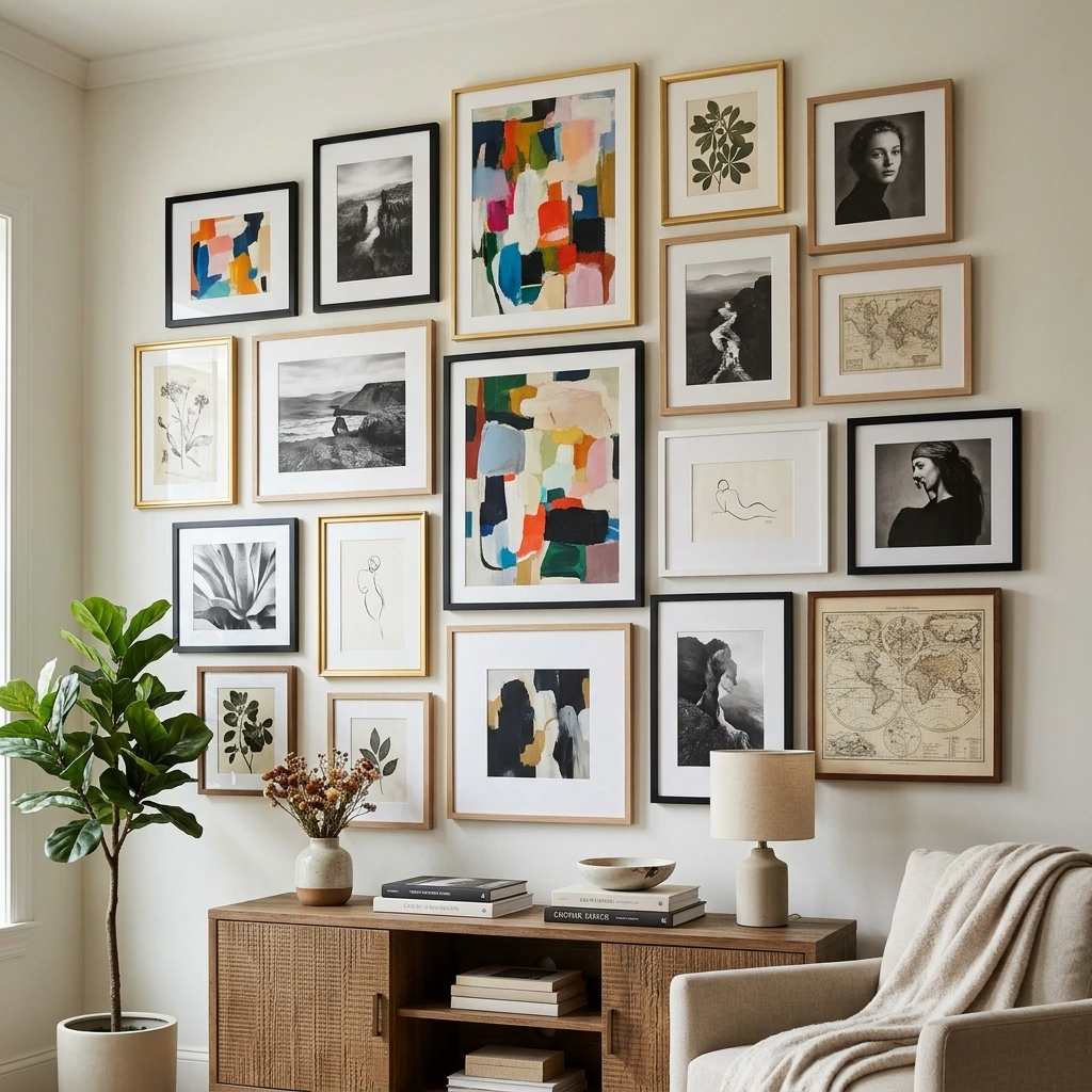 30 Gallery Wall Decor Ideas: Layouts And Styles to Elevate Any Room