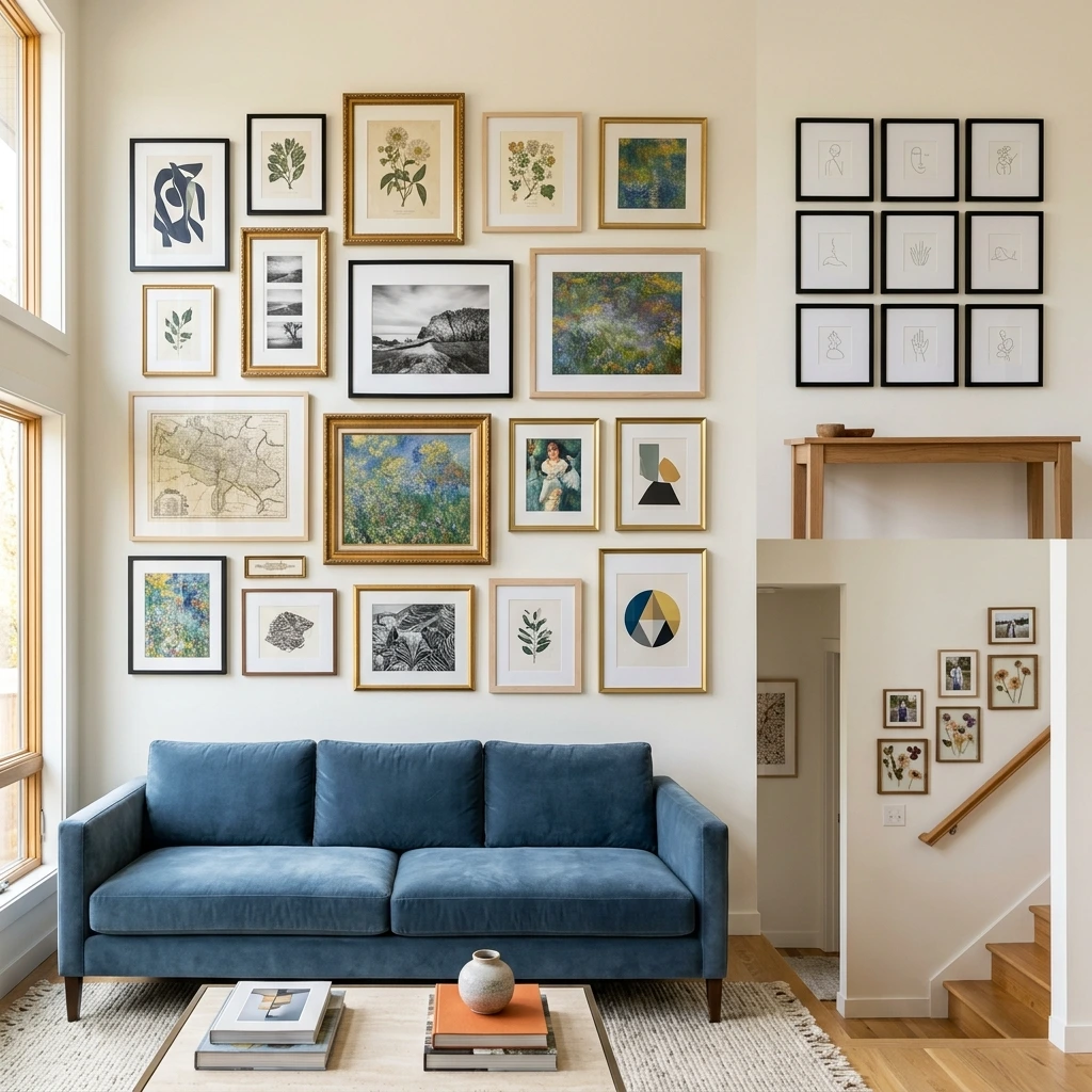 30 Gallery Wall Decor Ideas: Layouts And Styles to Elevate Any Room