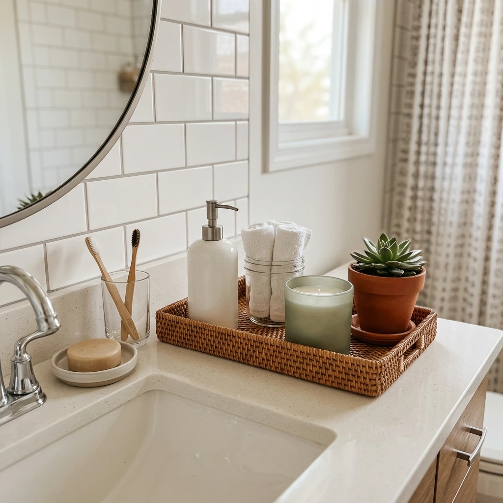 20 Bathroom Counter Decor Ideas That Are Practical and Cute
